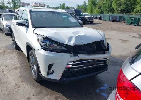 2019 Toyota Highlander Limited Platinum from USA, damaged, VIN 5TDDZRFH8KS968209